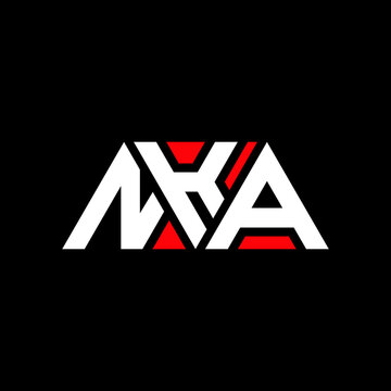 NKA triangle letter logo design with triangle shape. NKA triangle logo design monogram. NKA triangle vector logo template with red color. NKA triangular logo Simple, Elegant, and Luxurious Logo...