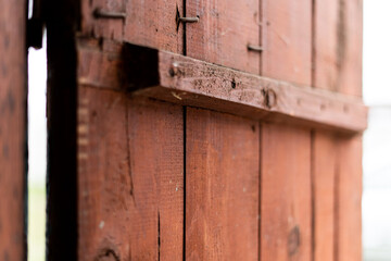 old wooden door