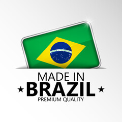 Made in Brazil graphic and label.