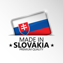 Made in Slovakia graphic and label.