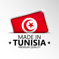 Made in Tunisia graphic and label.