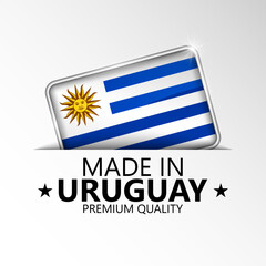 Made in Uruguay graphic and label.