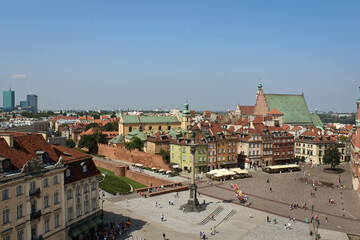Fototapeta na wymiar architecture of Warsaw