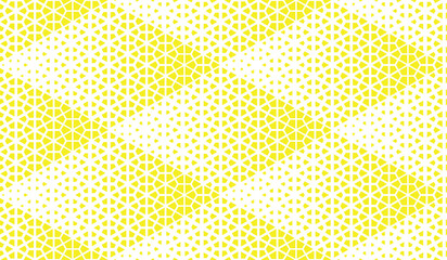 Abstract geometric pattern. A seamless vector background. White and yellow ornament. Graphic modern pattern. Simple lattice graphic design