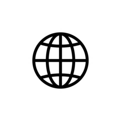 Web www vector icon. Interner symbol isolated. Vector EPS10