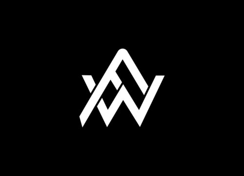 FW monogram logo design and company logo