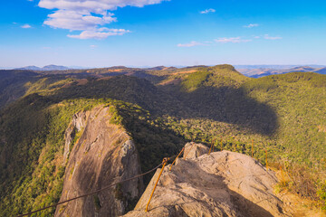 Vista panorâmica da Pedra do Baú - São Bento do Sapucaí, São Paulo