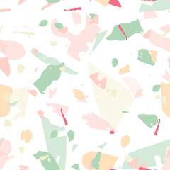 Terrazzo seamless pattern. Modern classic