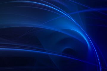 Dark blue color abstract wave design element background