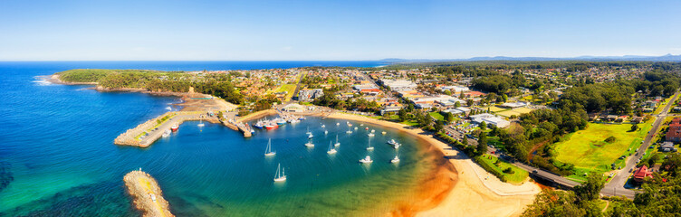 D Ulladulla north half harbour pan