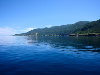 Fototapeta premium クルーズ船から見た知床半島