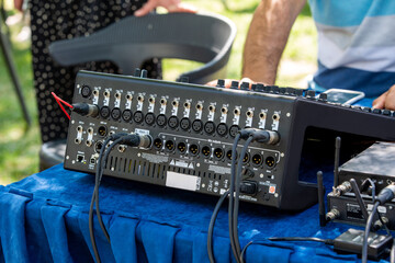 Sound mixer, sound control systems device