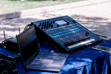 Sound mixer, sound control systems device