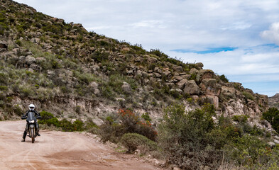 paisaje andino sierra de Lima, Peru