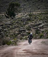 paisaje andino sierra de Lima, Peru