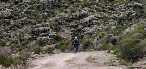 paisaje andino sierra de Lima, Peru