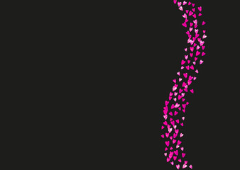 Valentine Day Pattern. Abstract Poster For Couple. Holiday Frame. Pink Retro Backdrop. Greeting Decoration For Anniversary. Red Fashion Border. Rose Valentine Day Pattern.