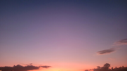 vista do pôr do sol na cidade