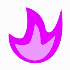 Fototapeta premium om symbol on pink background