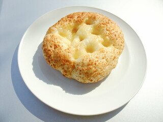bread on a plate