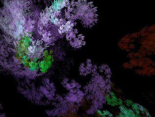 Imaginatory fractal abstract background Image