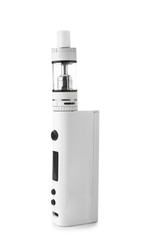 Modern vape mod on white background