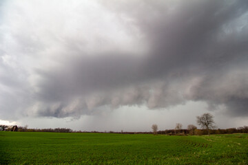Fototapeta na wymiar Michigan Stormy Weather