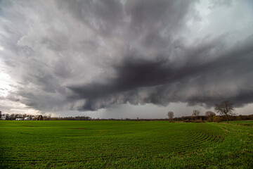 Fototapeta na wymiar Michigan Stormy Weather