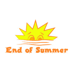 End of Summer vector design