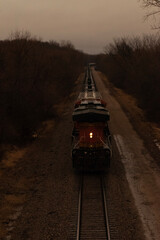 train on the railway