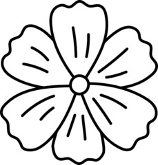 Obraz premium cosmos doodle hand drawing icon