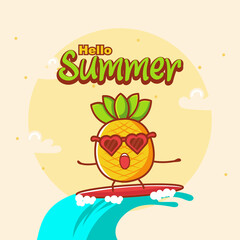 cute lemon kawaii face doing work out