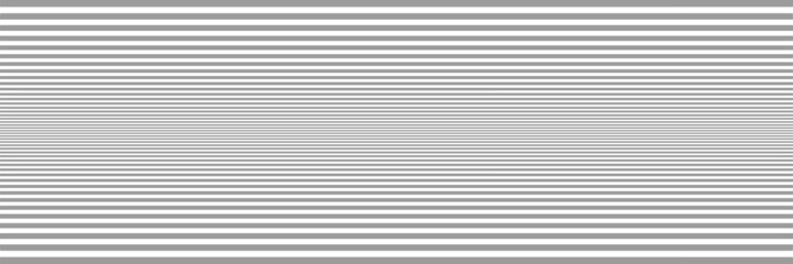Obraz premium Vector banner disappearing horizontal stripes, shades of gray