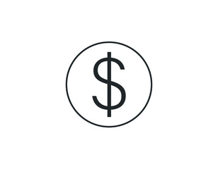 Money cash in trendy flat style isolated on background. Money cash page symbol for your web site design Money cash logo, app, UI. Money cash Vector illustration