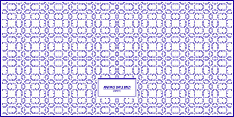 abstract purple circle and flowers pattern

