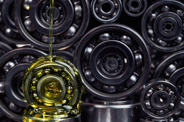 Lubricating oil. Ball bearing.