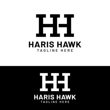 H HH Letter Monogram Initial  Logo Design Template. Suitable for General Sports Fitness Construction Finance Company Business Corporate Shop Apparel in Simple Modern Style Logo Design.
