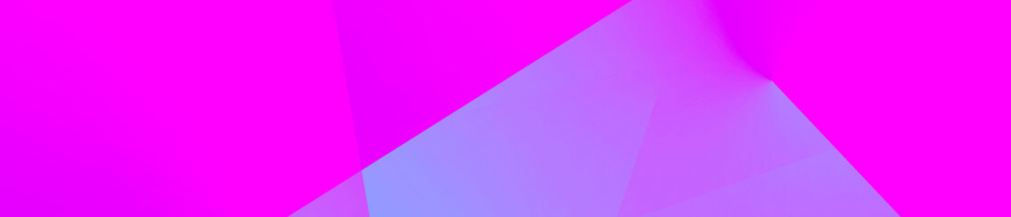 Abstract purple magenta teal blue background. Geometric pattern with lines and triangles. Gradient. Illustration. Modern multicolor background with space for design. Wide banner. Website header. Panor