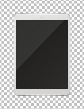Tablet ps isolated on transparent background.