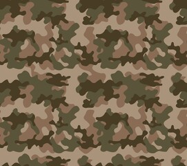 Vector camouflage pattern trendy seamless background, gray background with purple spots.