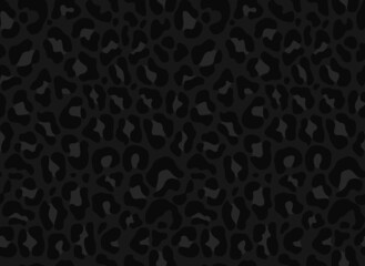  abstract leopard vector texture seamless pattern, camouflage, night background. © Sanvel