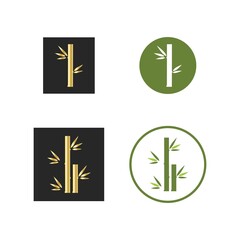 Bamboo Logo Template vector icon