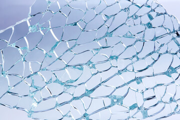 gesplittertes Glas