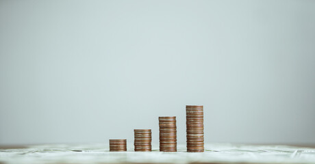 Money and Inflation Icon Ideas for the FED to consider raising interest rates. World Economy and Inflation Control US dollar inflation and global inflation.