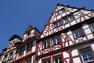 Fachwerkhaeuser in Cochem