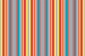 Obraz premium Stripes vector seamless pattern. Striped background of colorful lines. Print for interior design, fabric.