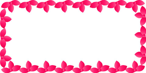 flowers border frame