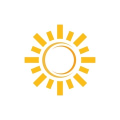 sun illustration logo