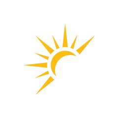 sun illustration logo
