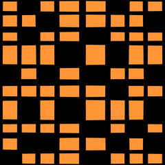 Optical illusion seamless graphic pattern rectangular cell. Print for textile, fabric, stationery, wrapping paper, packaging